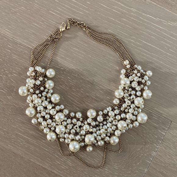Pearl and gold necklace - Picture 1 of 2